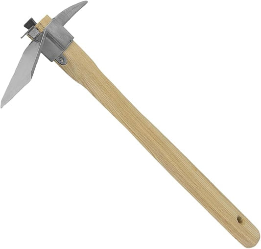 Zenport J6-06 Planting Hoe with Pick, 2.5 Inch Stainless Steel Blades, Beige - 12 Pack