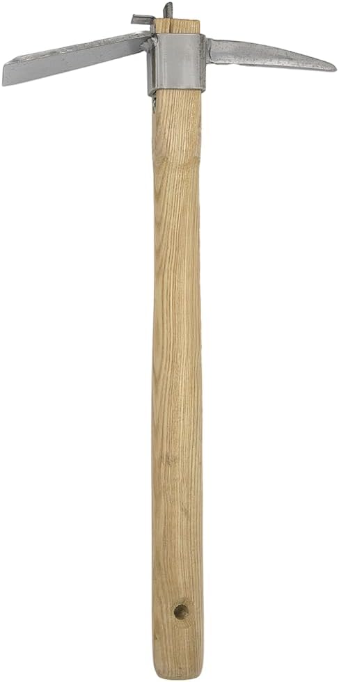 Zenport J6-06 Planting Hoe with Pick, 2.5 Inch Stainless Steel Blades, Beige - 12 Pack