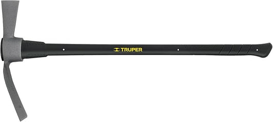 Truper Cutter Mattock Pick Axe - Pickaxe 5 Lb Steelhead with 36-Inch Fiberglass Handle - Pick Axes for Digging - 31638
