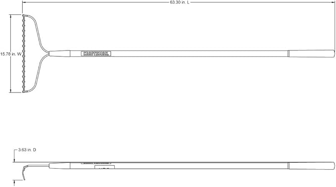 Craftsman 2-Piece Garden Tool Set with Digging Shovel and Bow Rake, Fiberglass Handles, Cushion Grips, for Landscaping, Gardening & Construction