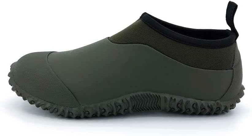SYLPHID Men's Garden Shoes Women's Rain Shoe Waterproof Neoprene Camp Booties for Camping, Lawn Care, Gardening and Yard Work