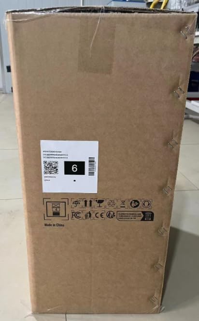 VEVOR 4 Gallon Battery Powered Backpack Sprayer with Wheeled Cart, Adjustable 0-94 PSI, 13FT Hose, 6 Nozzles, 2 Wands Included, Wide Mouth Lid for Weeding, Cleaning, Long Spray Time, White+Orange