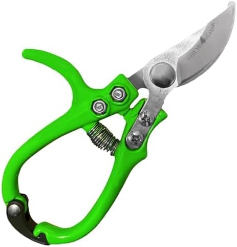GARDEN GURU Ergonomic Garden Snips Clippers - Professional Hand Pruner Pruning Shear Scissors with Comfort Grip Handles for Gardening Trimming and Yard Work – High Carbon Steel (4 Pack)