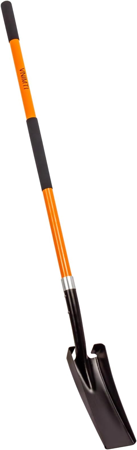 VNIMTI Trench Shovel for Clean Trenches, 4-Inch Trenching Shovel with Fiberglass Handle, 58 Inches