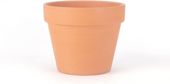 CFKJ 26 Pack 4" Terracotta Planter Pots, Clay Succulent Pots, Indoor, Brown, Solid, Classic Style, Drainage Hole, Tabletop, Plant Theme
