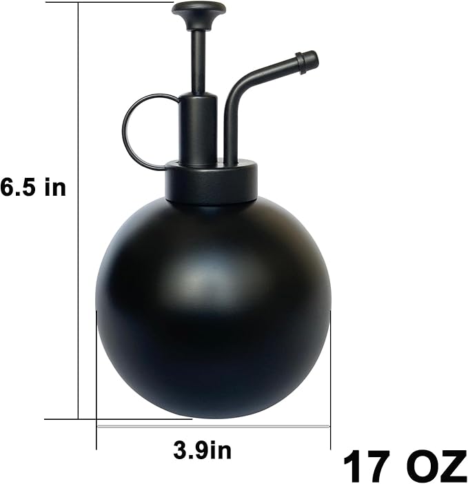 Plant Misting Bottle Stainless Steel Plant Sprayer, Small Watering Can Plant Misting Bottle Modern Gardening Tools for Indoor Potted Plants Watering and Misting