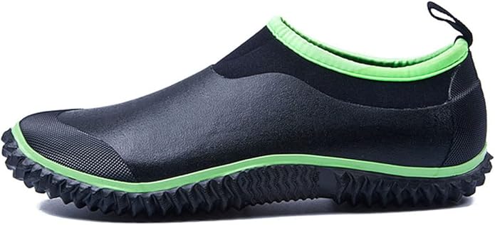 TENGTA Unisex Waterproof Garden Shoes Womens Rain Boots Mens Car Wash Footwear