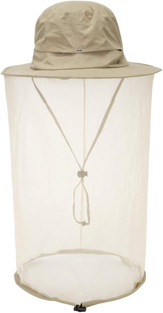 Fishing Hat Sun Protection Hat Mosquito Head Net for Outdoors Bucket Hat with Hidden Net Mesh