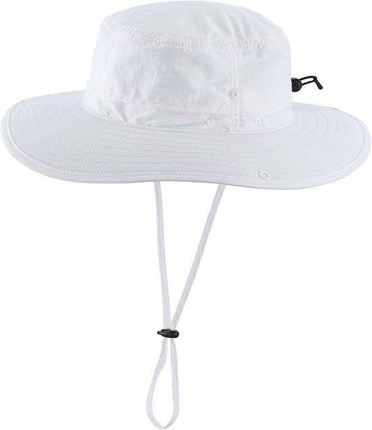 Connectyle Sun Hat for Men Women Outdoor UV Protection Safari Hat for Fishing Hiking Gardening Breathable Cowboy Hat UPF50