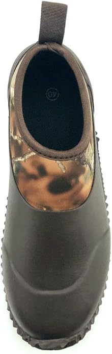 SYLPHID Men's Garden Shoes Women's Rain Shoe Waterproof Neoprene Camp Booties for Camping, Lawn Care, Gardening and Yard Work