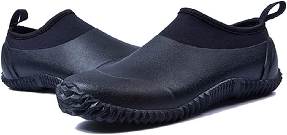 SYLPHID Men's Garden Shoes Women's Rain Shoe Waterproof Neoprene Camp Booties for Camping, Lawn Care, Gardening and Yard Work