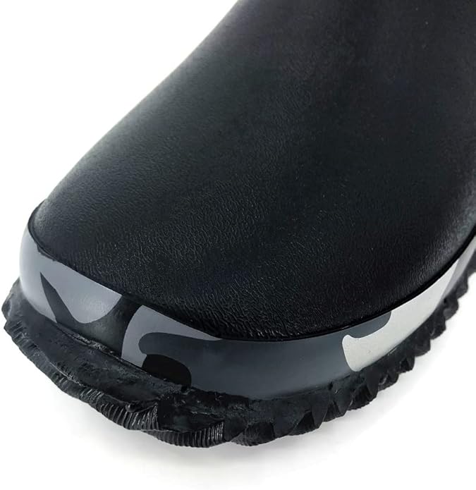 SYLPHID Men's Garden Shoes Women's Rain Shoe Waterproof Neoprene Camp Booties for Camping, Lawn Care, Gardening and Yard Work