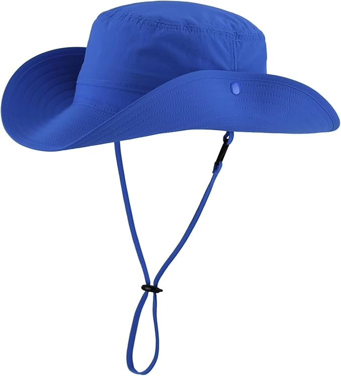 Connectyle Sun Hat for Men Women Outdoor UV Protection Safari Hat for Fishing Hiking Gardening Breathable Cowboy Hat UPF50
