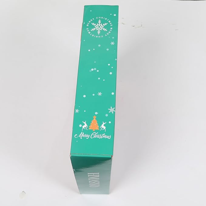 HMASYO 5 FT Pop Up Christmas Tree with Timer Lights, Gold Christmas Tinsel Tree, Collapsible Artificial Pencil Christmas Tree for Indoor Home Apartment Porch Holiday Party Decorations