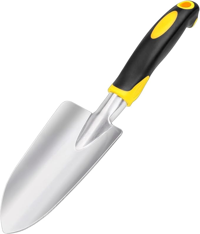 Garden Tool Shovel for Digging Gardening Trowel for Lawn Planting Alloy Spade Plastic Handle Anti Slippery