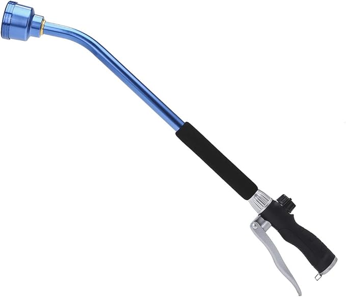 GREEN MOUNT Watering Wand, 24 Inches Sprayer Wand with Superior Stainless Head, Perfect for Hanging Baskets, Plants, Flowers, Shrubs, Garden and Lawn, Blue
