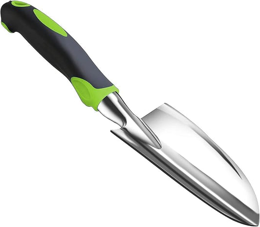 Garden Tool Shovel for Digging Gardening Trowel for Lawn Planting Alloy Spade Plastic Handle Anti Slippery