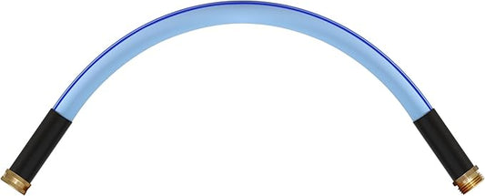 Atlantic Heavy Duty Garden Hose 2 ft x 5/8 Inch Blue, Short Connection Leader Hose (2 Feet)