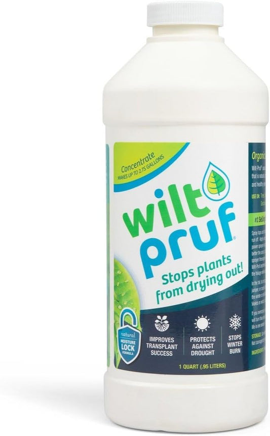 Wilt-Pruf® Concentrate | Organic Plant Protector | Professional-Grade Moisture Retention (32 oz)