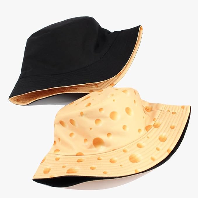 Malaxlx Bucket Hat Beach Sun Hat Fishing Hat for Women Men, Outdoor Travel Reversible Double Side Wear Fisherman Hat