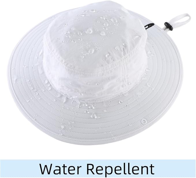 Connectyle Sun Hat for Men Women Outdoor UV Protection Safari Hat for Fishing Hiking Gardening Breathable Cowboy Hat UPF50