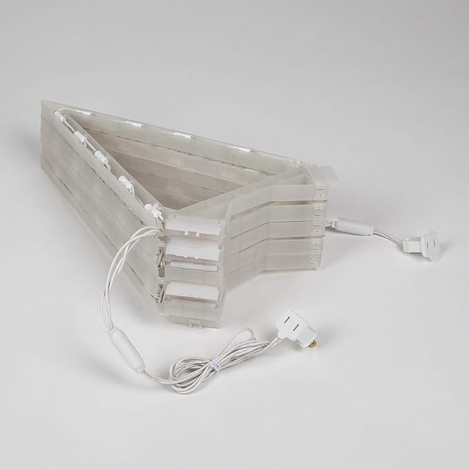 Kringle Traditions 32 Lighted Christmas Outdoor Star - Cool White LED Decoration, Folding Star Decor