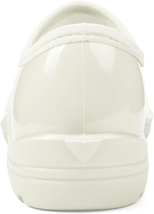 DKSUKO Waterproof Garden Shoe for Women Outdoor Slip-On Rain Boots Short Ankle Work Shoes and Garden Clogs with Comfort Insole