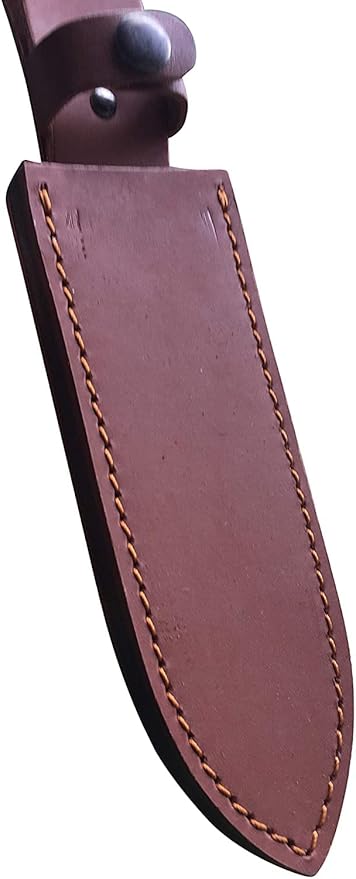 Garden Guru Hori Hori Garden Knife Supreme Set for Weeding, Digging, Pruning, and Cultivating - Stainless Steel Full Tang Blade | Marks for Measuring Planting Depth | Premium Leather Sheath (2 Pack)