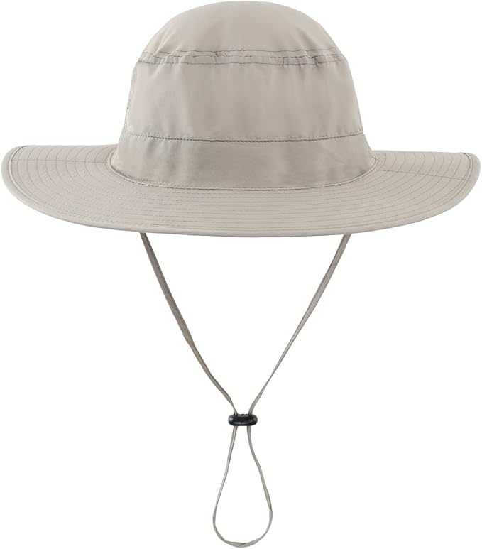 Home Prefer UPF50 Mens Sun Hat with Neck Flap Quick Dry UV Protection Cap Womens Wide Brim Fishing Hat Neck Flap Beach Garden