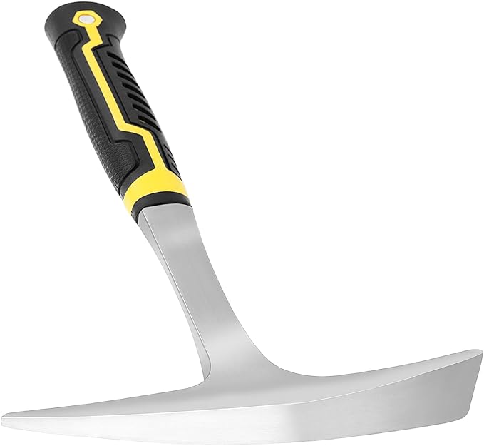 2 Pack 30oz Weeding Mattock Hoe, Small Rock Pick Axe with A Pointed Head and Pick Axes for Digging, Mining, Carpenters, Geologists