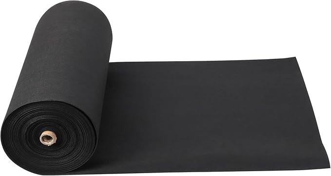 Towallmark Geotextile Landscape, 6ft x 100ft & 6oz Geotextile Fabric, PP Drainage 350N Tensile Strength & 440N Load Capacity, for Driveway & Road Stabilizationr, Erosion Control, French Drains