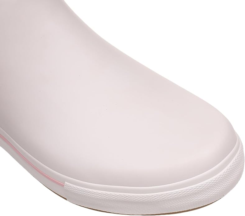 WTW Womens Rain Boots Deck Boots for Men - Lightweight Waterproof Rubber Fishing Rain Shoes with High Traction for Gardening Camping