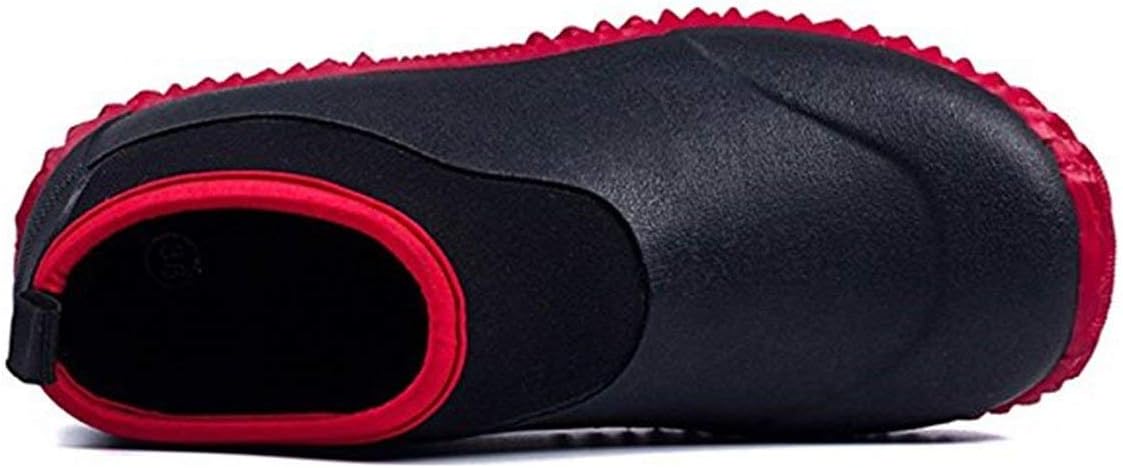 SYLPHID Men's Garden Shoes Women's Rain Shoe Waterproof Neoprene Camp Booties for Camping, Lawn Care, Gardening and Yard Work