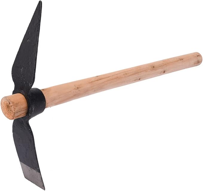 Garden Hoe Pick Garden Pick Mattock Multipurpose Hand Tool Digging Weeding Seeding Turning Soil Mining Tools