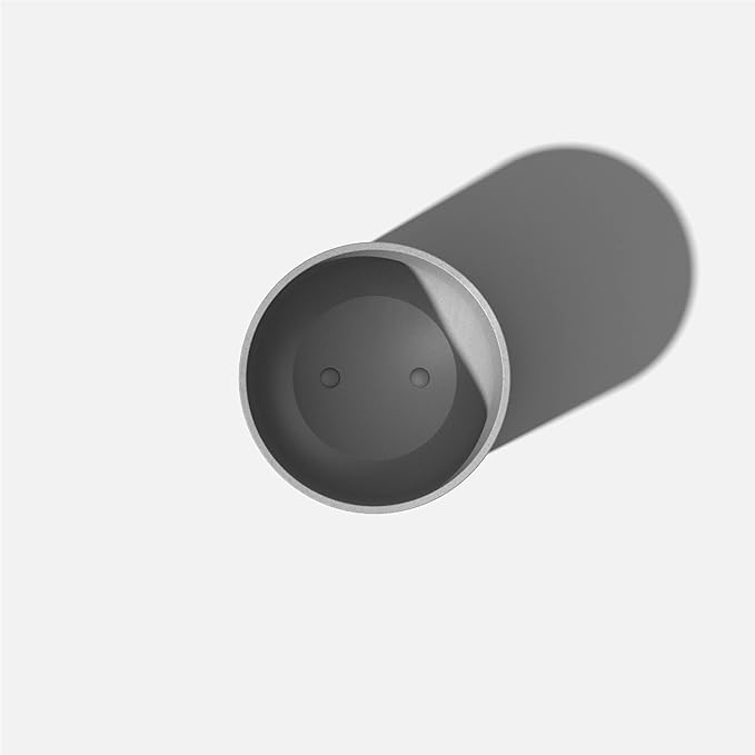 Veradek Mason Series Lima Planter - Round Planter for Indoor or Outdoor Porch/Garden | Made from Plastic-Stone Composite with Drainage Holes | Modern Décor for Succulents, Flowers, Small Plants