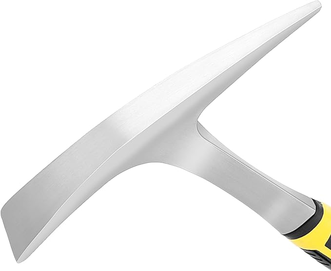 2 Pack 30oz Weeding Mattock Hoe, Small Rock Pick Axe with A Pointed Head and Pick Axes for Digging, Mining, Carpenters, Geologists