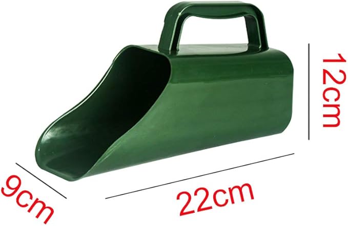 Garden Plastic Shovel, Garden Tool Bucket Shovel, Cultivation Bucket Scoop Sieve Multi Function Spoon Rush Potted Plant Wear Resistant Digging Tool for Flower, Vegetable, Plants Care (a)