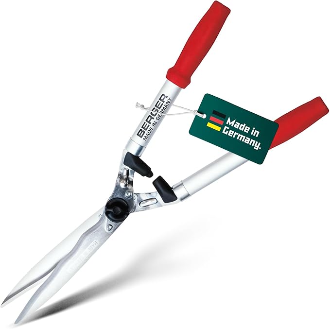 Berger hedge shear comfort 4595 with serrated blades and damper, length 57 cm