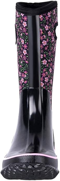 WTW Mid Calf Rain Boots for Women - Waterproof Insulated Neoprene Mud Boots Outdoor Hunting Garden Boots