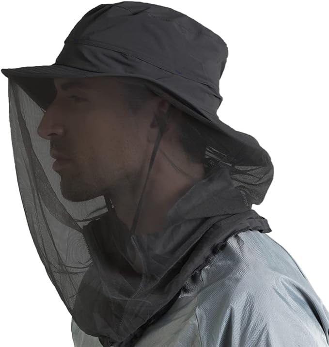Peicees Head Net Hat for Men Women Adventure Fishing Hat Safari Hat for Hunting Camping Hiking