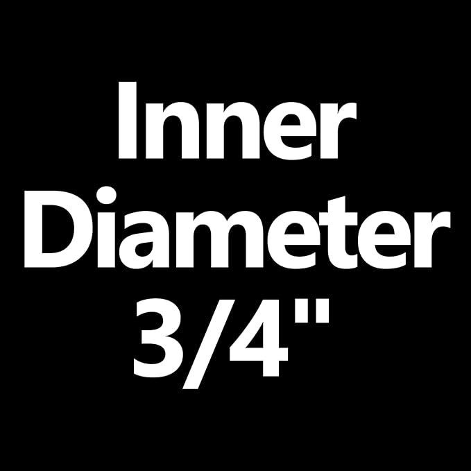 Garden Water Hose 75 ft x 3/4 in Heavy Duty, Flexible and Lightweight, Burst 600 psi, Kink-less Hybrid Rubber Pipe for Backyard, 3/4'' Brass Fittings, Black