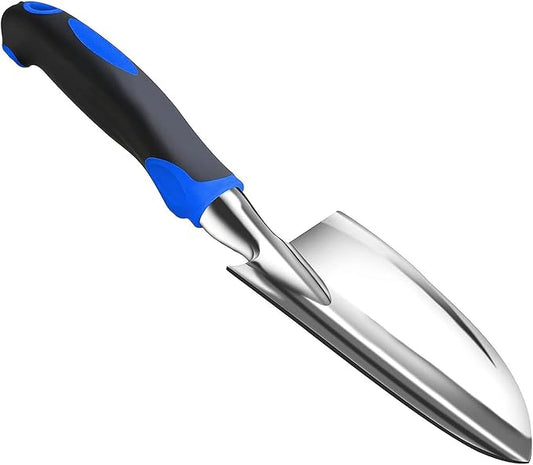 Garden Tool Shovel for Digging Gardening Trowel for Lawn Planting Alloy Spade Plastic Handle Anti Slippery
