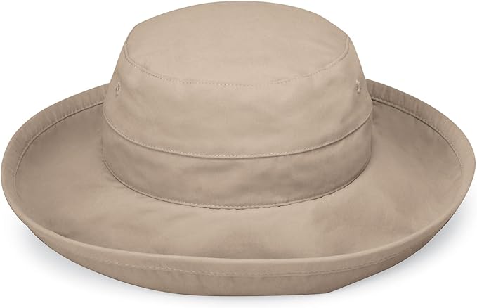 Wallaroo Hat Company Women’s Casual Traveler Sun Hat - UPF 50+ Sun Protection, Wide Brim, Packable, Adjustable, Medium