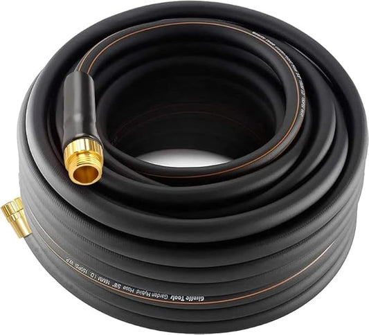 Giraffe Tools Garden Hose 75ft x 5/8", Water Hose Heavy Duty, Lightweight, Flexible Hybrid Hose with Swivel Handle, Male to Female Fittings