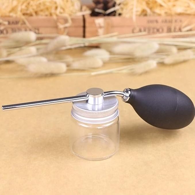 Diatomaceous Earth Applicator Garden Puffer Duster Powder Duster（Comprises a Shovel, a Hopper and a Powder Sprayer）