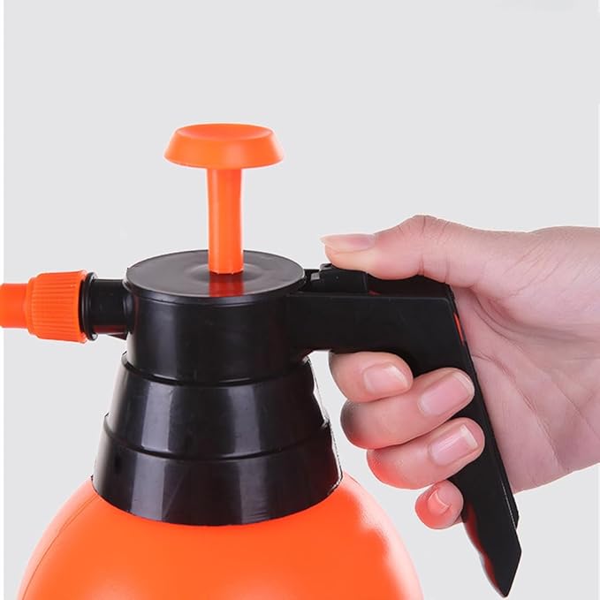 VANZACK 3Pcs 2L Handheld Garden Pump Sprayer Pressure Water Sprayers Mist Pump Bottle Plant Mister Water Spray Bottle with Adjustable Nozzle for Lawn,Garden Watering,Home Cleaning