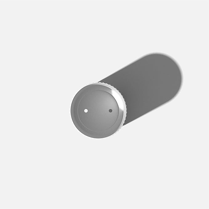 Veradek Demi Series Round Planter w/Stand for Porch/Patio | Durable Plastic-Stone Composite & Wooden Stand | Modern Décor for Tall Plants, Flowers