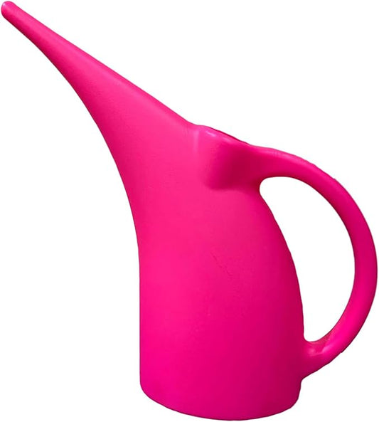 KP KOOL PRODUCTS 1 Pack Half (1/2) Gallon House Plant Watering can - Small Water can with Long spout - Indoor Watering can for Outdoor Plants and Garden - BPA Free Plastic (Pink)
