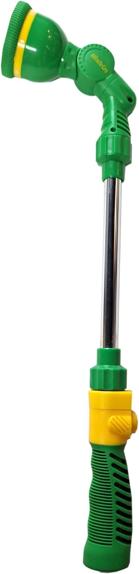 Miracle-Gro 20 in. Watering Wand – 6-Pattern Garden Hose Wand with Adjustable Spray Settings, Comfort Grip, and Extended Reach for Watering Hanging Baskets, Plants, and Garden Beds