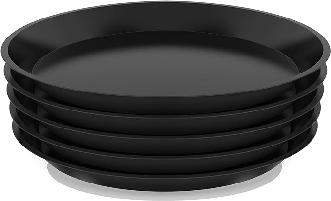 Plant Saucer 14 16 18 20 22 Inch, Heavy Duty Plant Tray for Pots, Plastic Pot Saucers for Plants, Large Drip Trays for Potted Plants, Round Water Tray for Indoors